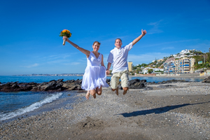 spanish beach wedding