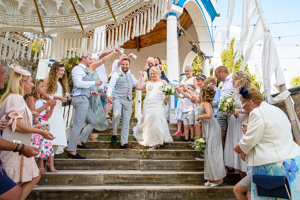 beach wedding - ceremony in spain