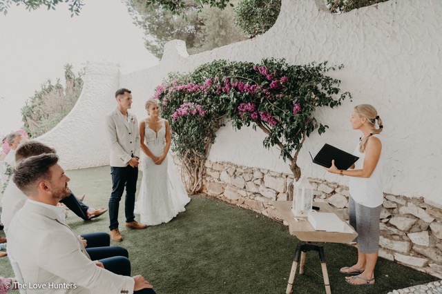 private wedding blessing  ceremony in spain